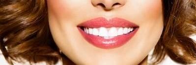 woman with red lips