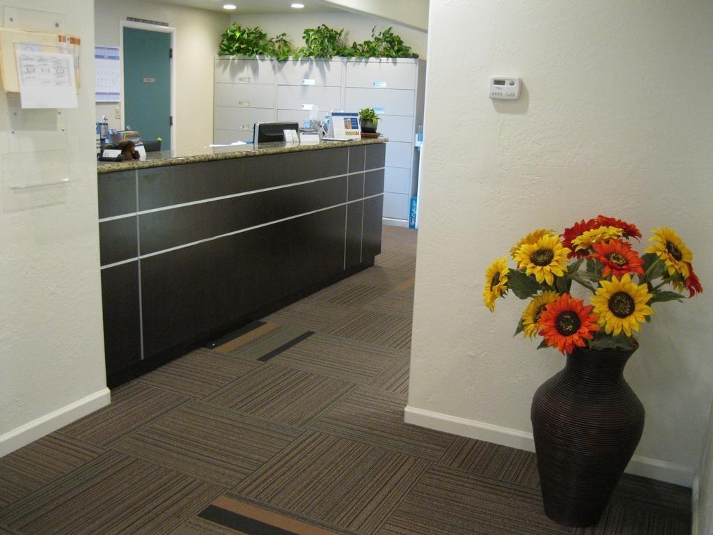 Front Desk from hallway | Vallejo CA Dentist